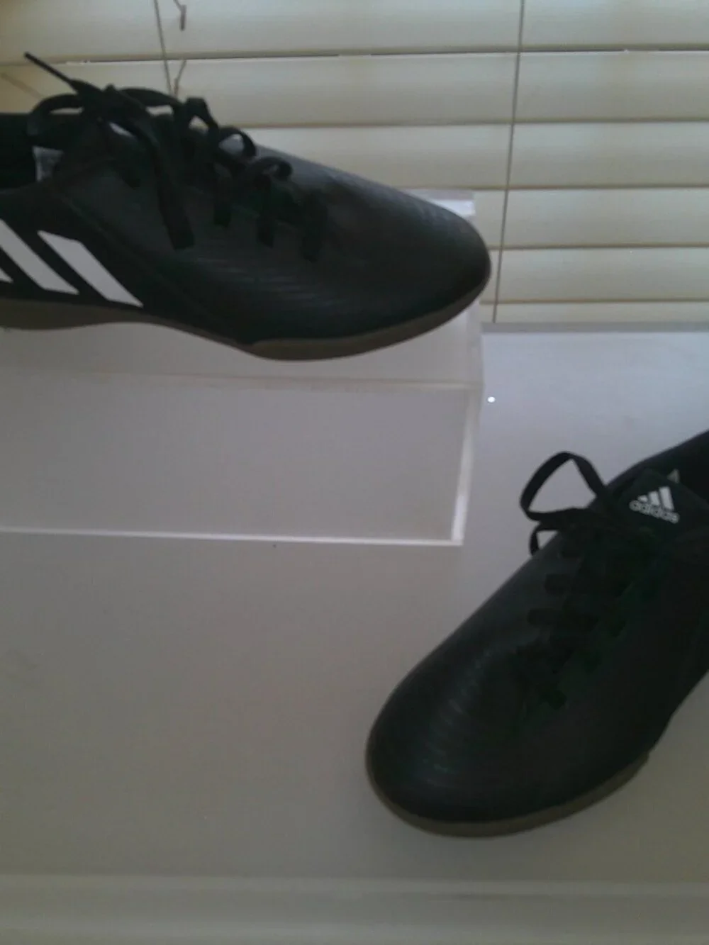Adidas Predator Edge.4 Sala Indoor Soccer Shoes Black White Youth 5.5 Activewear